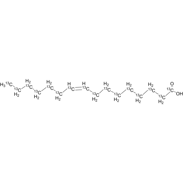 Palmitoleic acid-13C16 (palmitoleic acid-13C16) 2483735-57-3